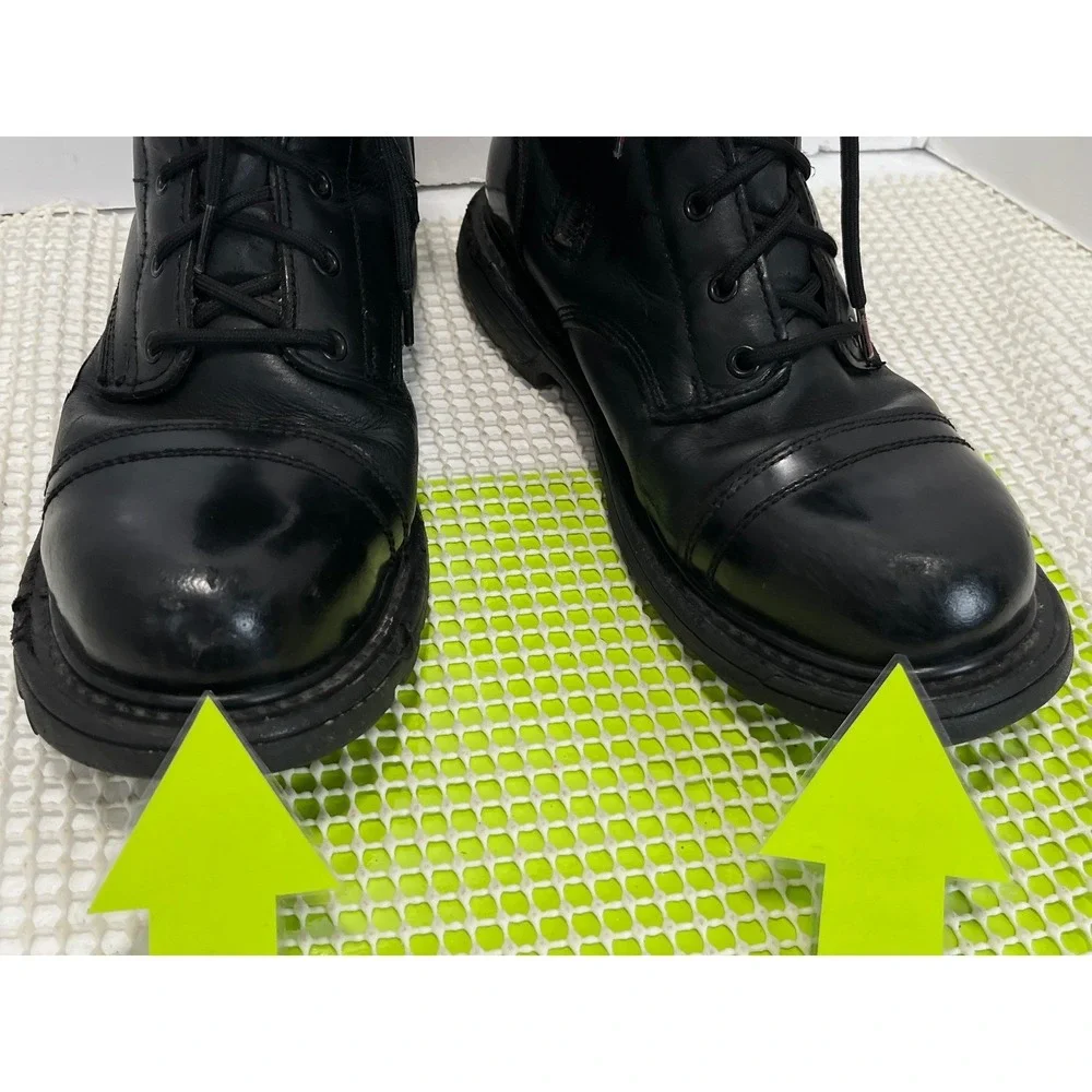 Thorogood Gen-Flex2 Tactical Duty Boots Men's 10.5 Womens Black Leather Side Zip